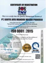 Sertifikat ISO 9001:2015 company profile 077